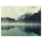 Designart - Lake Herbert in Foggy Morning - Modern Seascape Canvas Artwork